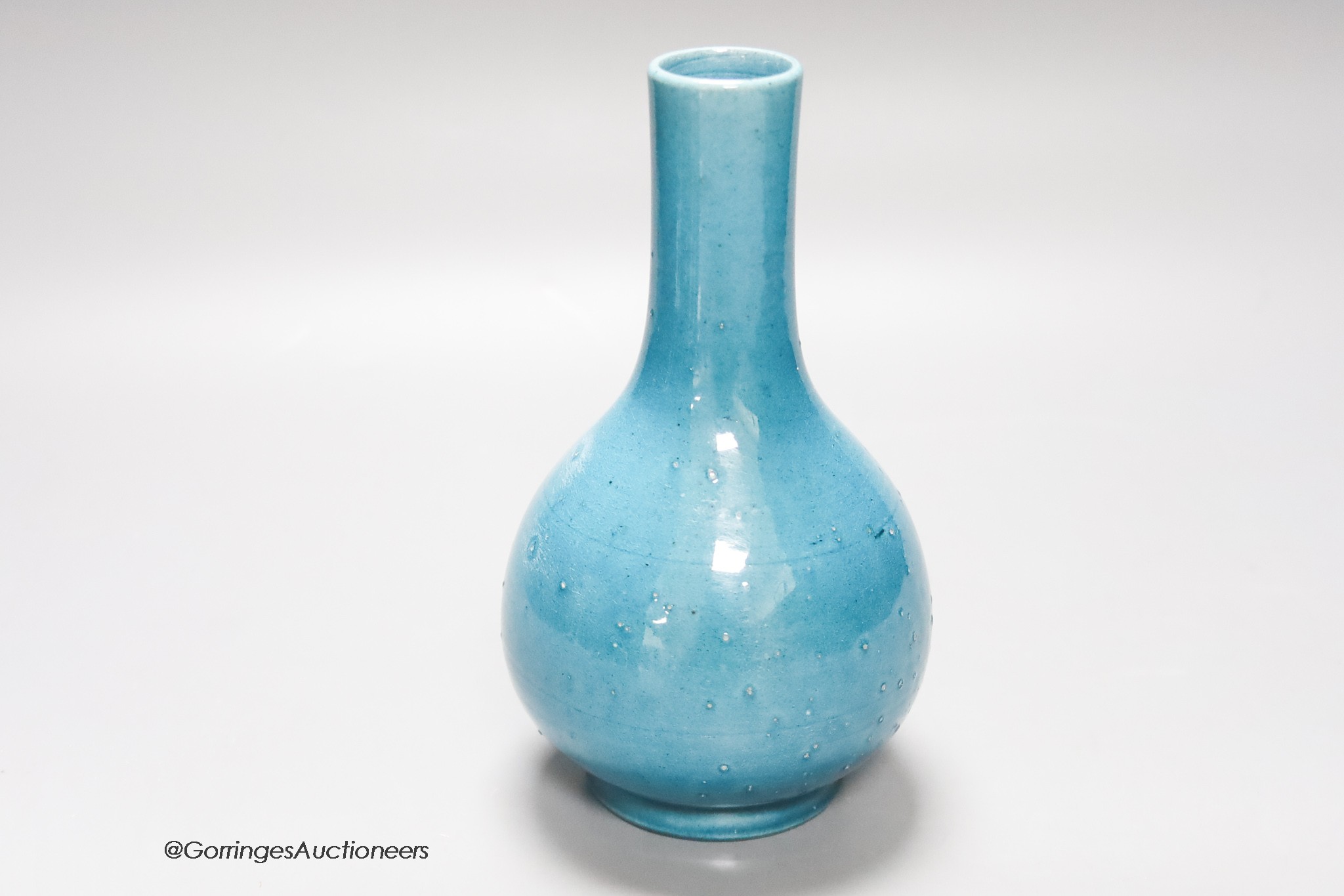 A Chinese turquoise glazed bottle, height 7cm